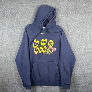 Nike x Drake Certified Lover Boy Pullover Hoodie Navy Blue Mens Size XL #2236